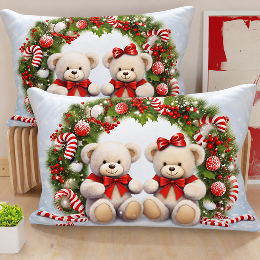 Federe, Federe Cuscini in Stampa Digitale, Sweet Teddy