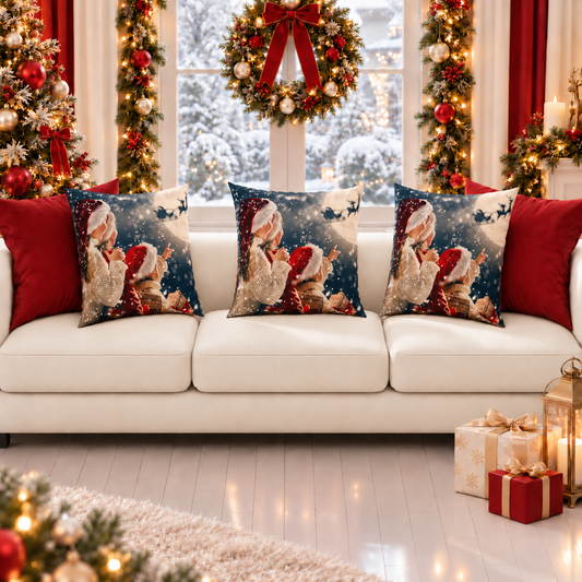 Cuscini, Copricuscini Divano, Cuscini Arredo Natalizi 25 Xmas 20
