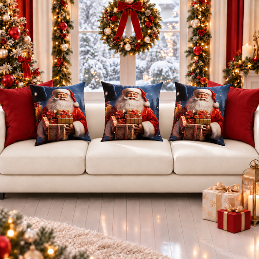 Coussins, Housses de Coussin pour Canapé, Coussins Décoratifs de Noël 25 Xmas 2