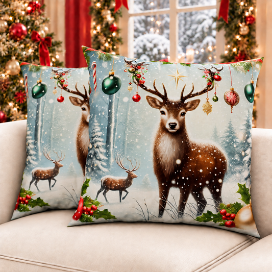 Cuscini, Copricuscini Divano, Cuscini Arredo Natalizi 25 Xmas 4