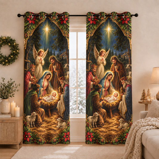 Tenda Arredo da Interno a Pannelli con Anelli Jesus