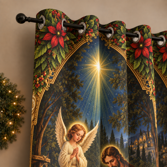 Tenda Arredo da Interno a Pannelli con Anelli Jesus