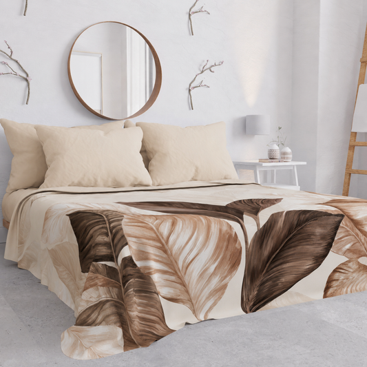 Copriletto Estivo, Coperta Leggera, Lenzuola Copriletto Flora
