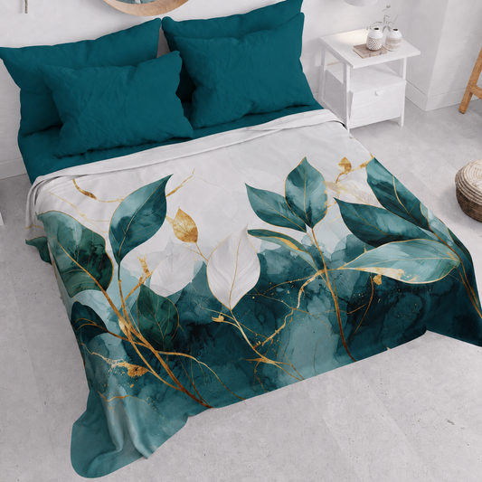 Copriletto Estivo, Coperta Leggera, Lenzuola Copriletto Essence Flowers.