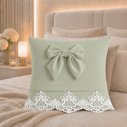 Cuscini Arredo in Velluto 1pz, Cuscini divano Bijou Salvia