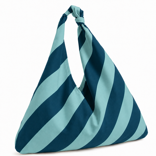 Borsa Modello Jacqueline Righe Tiffany/Ottanio