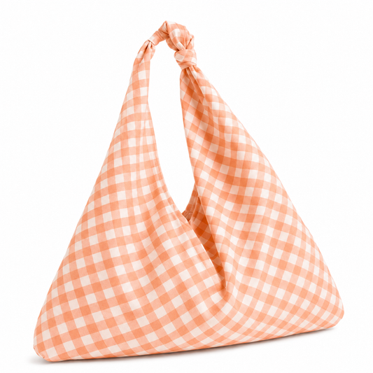 Borsa Modello Jacqueline A Quadretti Corallo