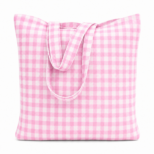 Collezione Mare in Stampa Digitale A Quadretti Rosa
