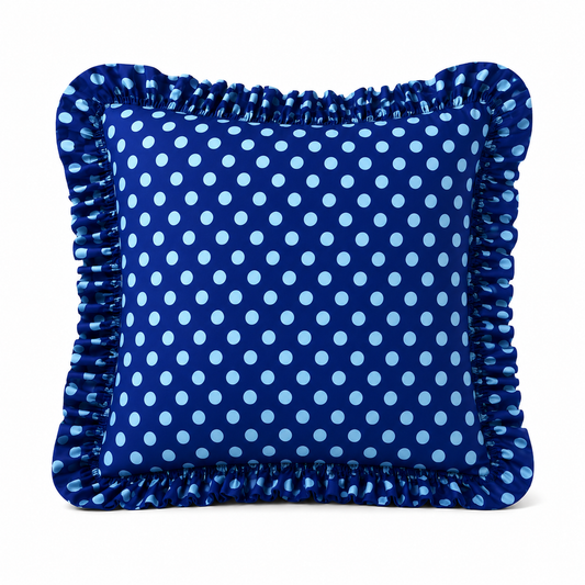 Cuscino Arredo con Rouches Pois 16