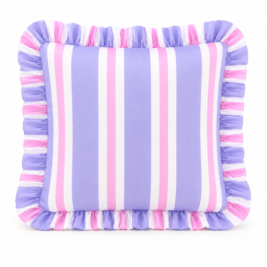 Cuscino Arredo con Rouches Mille Righe 10