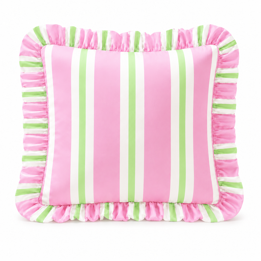 Cuscino Arredo con Rouches Mille Righe 15