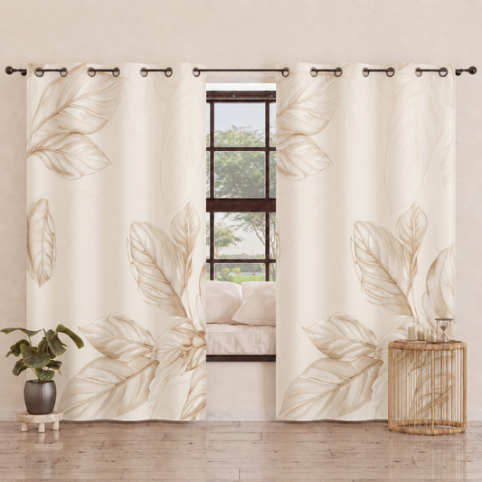 Tenda Arredo da Interno a Pannelli con Anelli Floreale F150