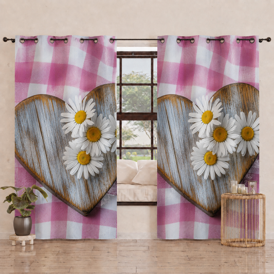 Tenda Arredo da Interno a Pannelli con Anelli Shabby 329