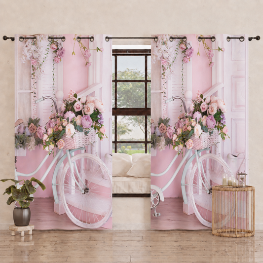 Tenda Arredo da Interno a Pannelli con Anelli Shabby 333