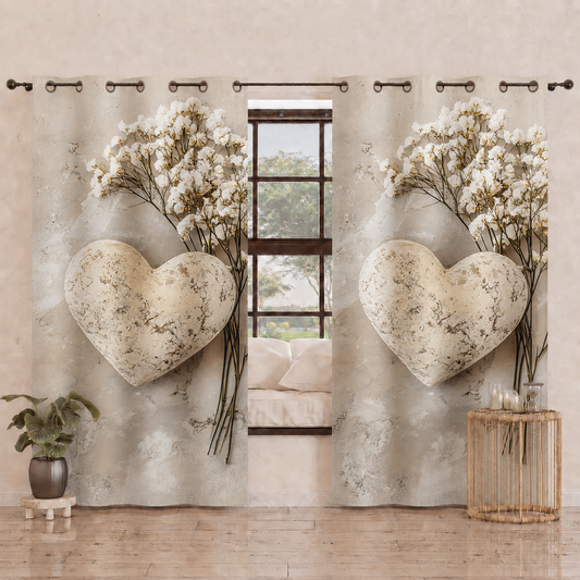Tenda Arredo da Interno a Pannelli con Anelli Shabby 339