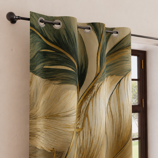 Tenda Arredo da Interno a Pannelli con Anelli Floreale F165