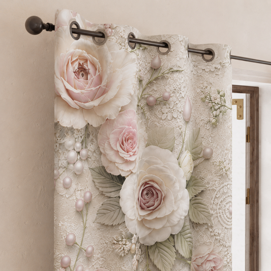 Tenda Arredo da Interno a Pannelli con Anelli Shabby 334