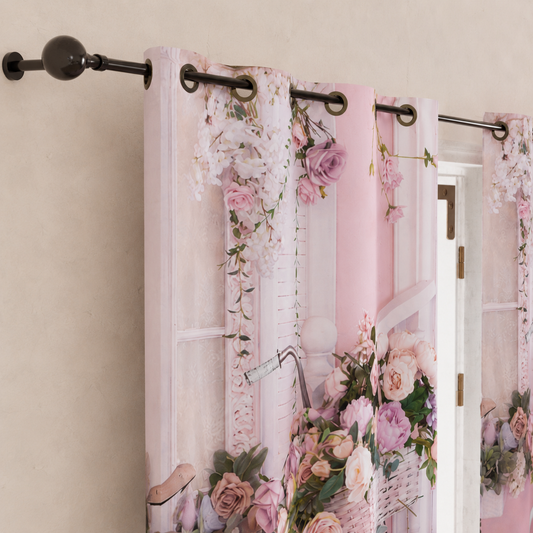 Tenda Arredo da Interno a Pannelli con Anelli Shabby 333