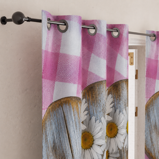 Tenda Arredo da Interno a Pannelli con Anelli Shabby 329