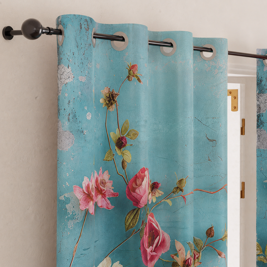 Tenda Arredo da Interno a Pannelli con Anelli Shabby 345