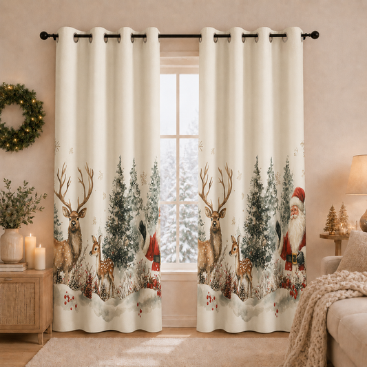 Tenda Arredo da Interno a Pannelli con Anelli 25 Xmas 17