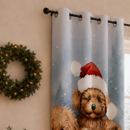 Tenda Arredo da Interno a Pannelli con Anelli Dog