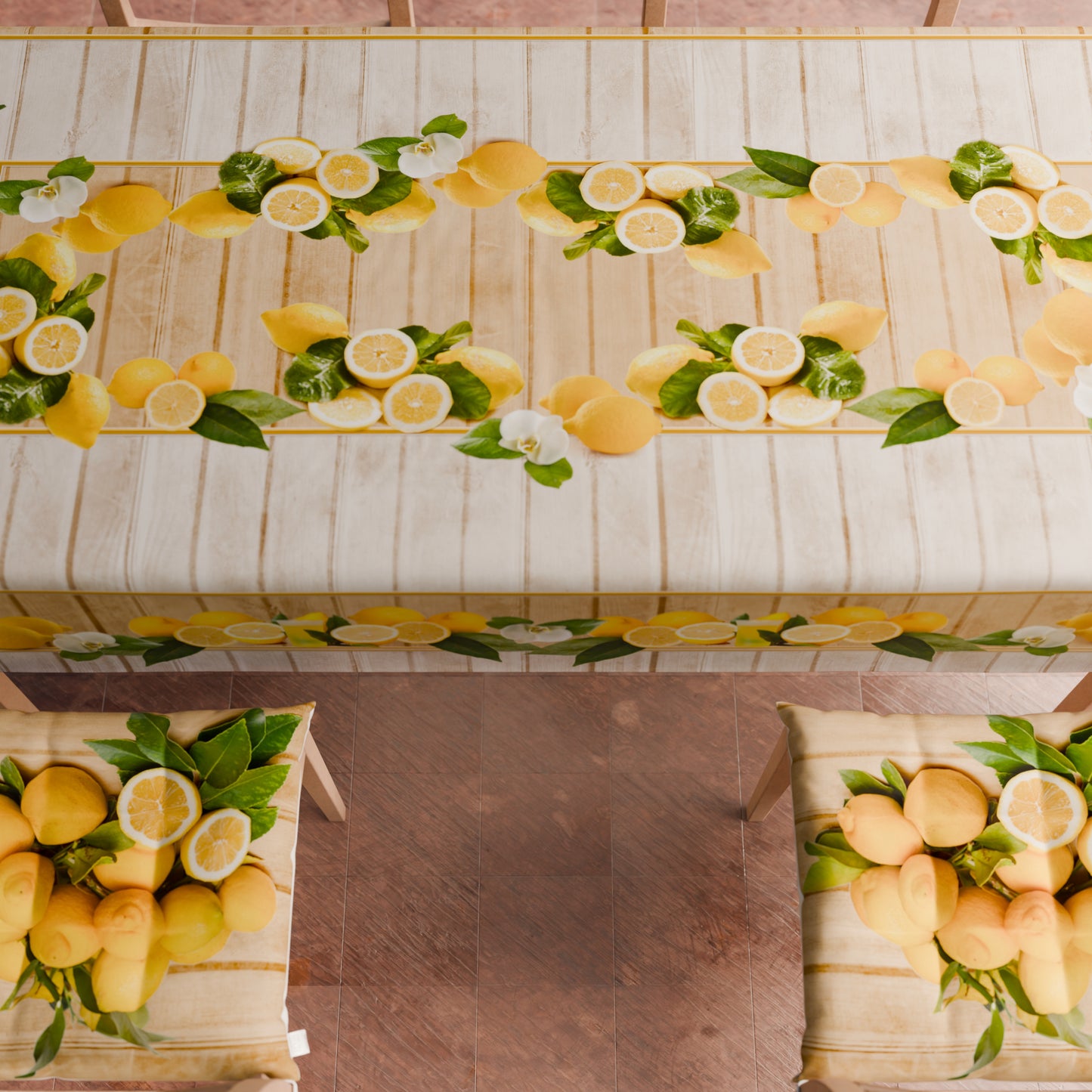 Cuscini per Sedie Coprisedia 6 Pezzi Lemon