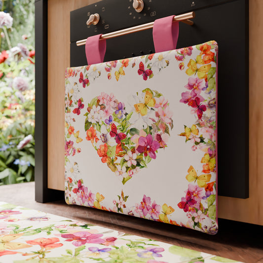 Copriforno per Cucina in Stampa Digitale Farfalle 1pz