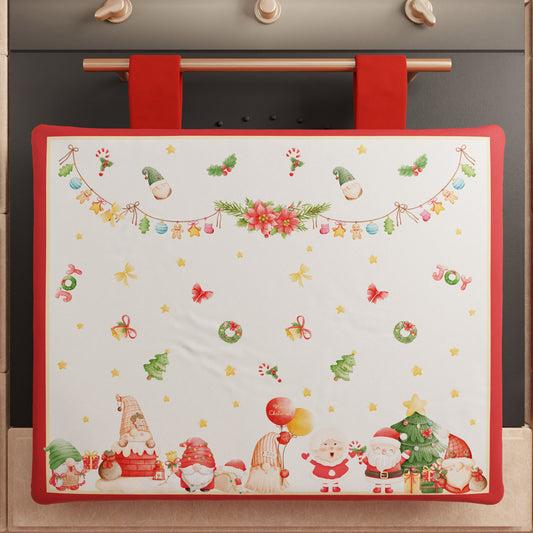 Housse de four de Noël pour cuisine en impression numérique Gnome