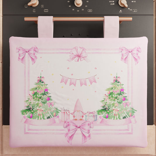Housse de four de Noël pour cuisine en impression numérique Gnome Rose