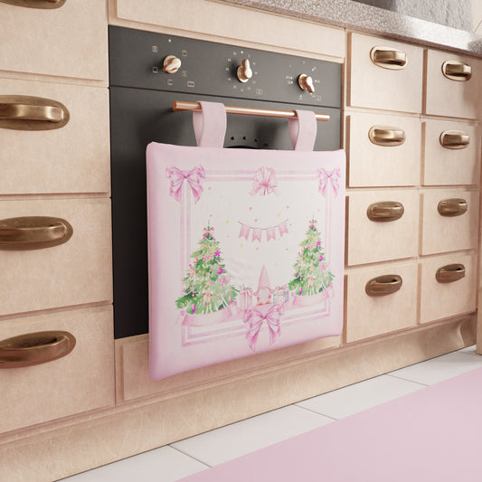 Housse de four de Noël pour cuisine en impression numérique Gnome Rose
