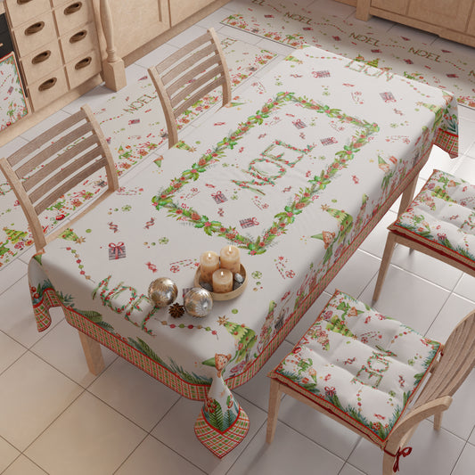 Tappeto Cucina Natalizio Antiscivolo Passatoia Natalizia Cucina lavabile Noel