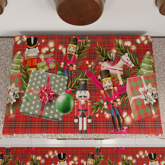 Housse de plaque de cuisson de Noël pour cuisine en impression numérique Soldats de plomb