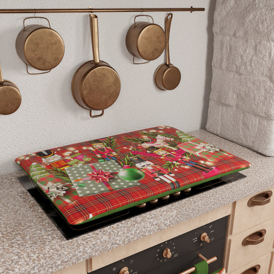 Housse de plaque de cuisson de Noël pour cuisine en impression numérique Soldats de plomb