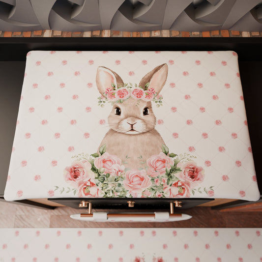 Coprifornello Pasqua Coprifuochi Cucina in Stampa Digitale Pink Rabbit