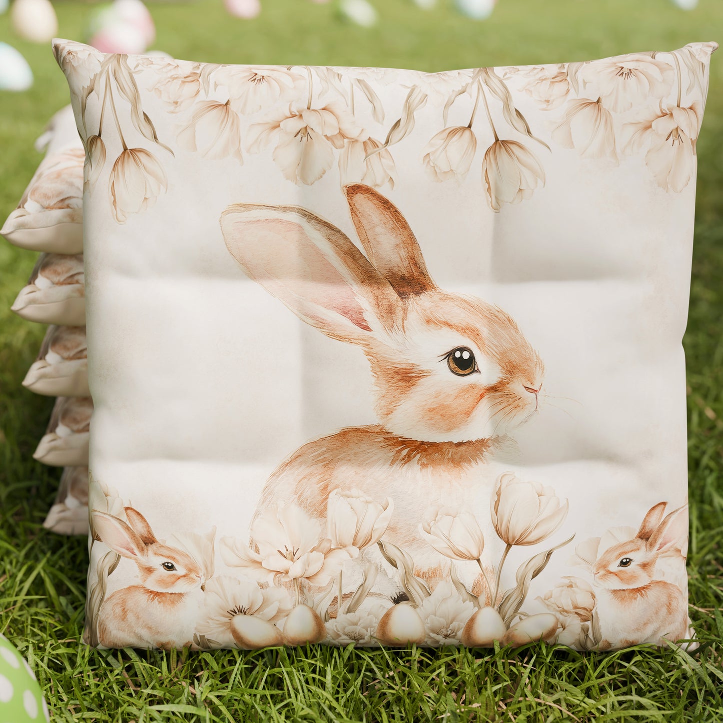 Cuscini Pasqua per Sedie Coprisedia Pasqua 6 Pezzi Sweet Easter