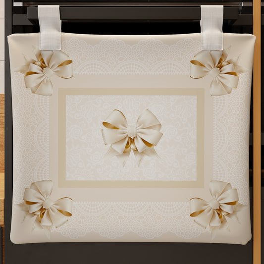 Copriforno per Cucina in Stampa Digitale Fiocco Beige 1pz 45x55cm