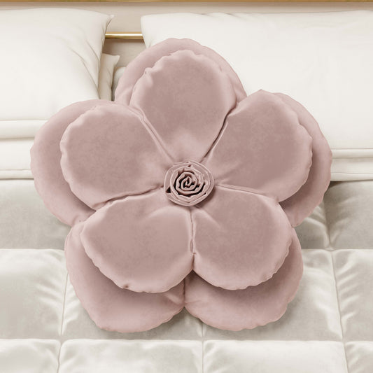 Cuscino Arredo Fiore Cipria