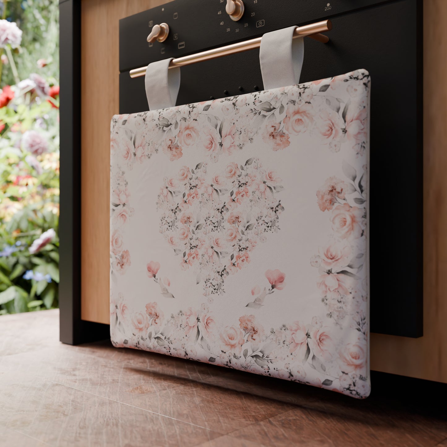 Housse de four pour cuisine en impression numérique Florale-17 1 pièce 45x55cm
