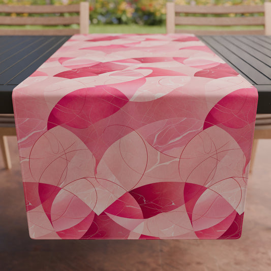 Promo Cucina Geo Cerchio Fucsia Tovaglia in Stampa Digitale + Tovaglia Trasparente + Runner in Omaggio.