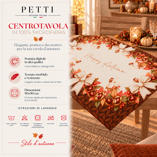 Centrotavola Moderno Cucina in Stampa Digitale Castagne