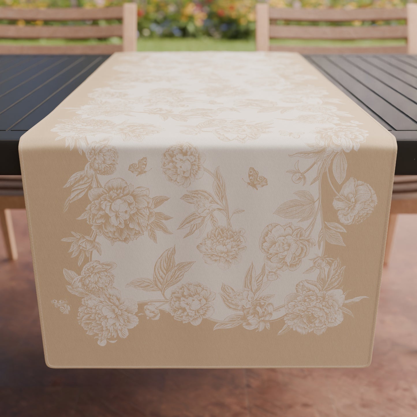 Promo Cucina Peonie Beige Tovaglia in Stampa Digitale + Tovaglia Trasparente + Runner in Omaggio.