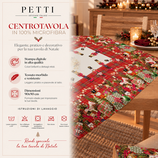 Centrotavola Natalizio per Cucina in Stampa Digitale Soldatini