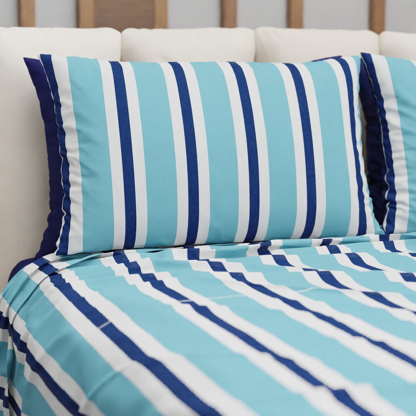 Copriletto Estivo, Coperta Leggera, con Federe Mille Righe 18