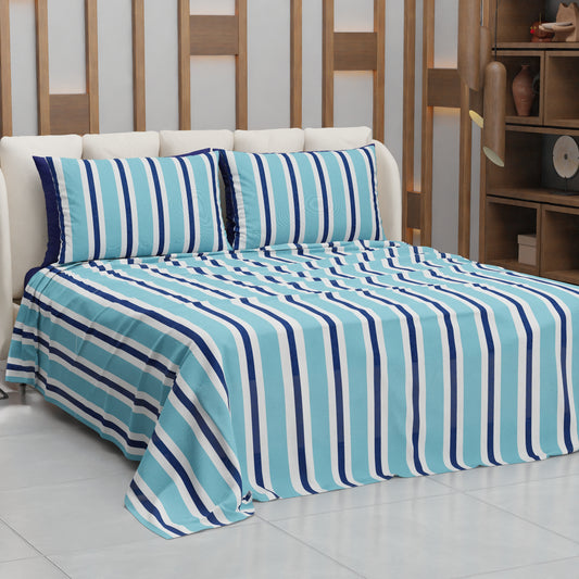 Copriletto Estivo, Coperta Leggera, con Federe Mille Righe 18