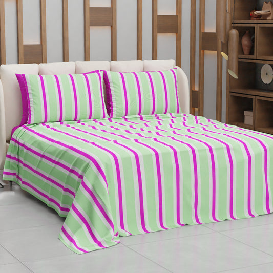 Copriletto Estivo, Coperta Leggera, con Federe Mille Righe 07
