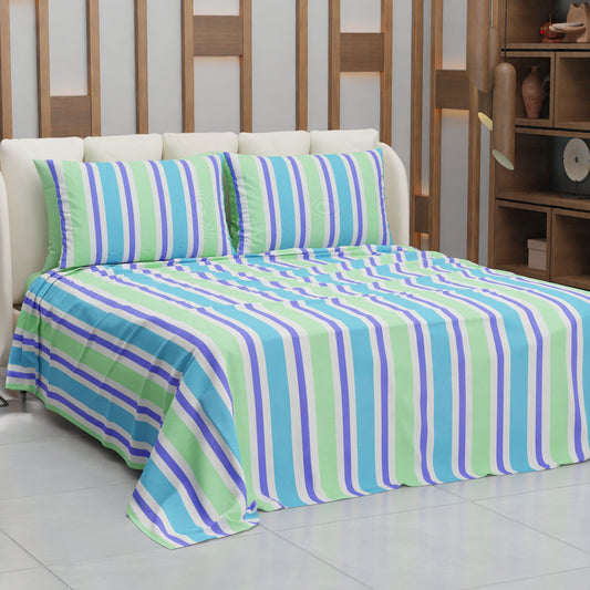 Copriletto Estivo, Coperta Leggera, con Federe Righe 24