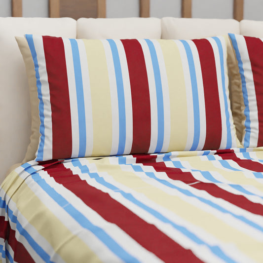 Copriletto Estivo, Coperta Leggera, con Federe Mille Righe 20