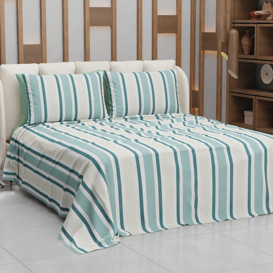 Copriletto Estivo, Coperta Leggera, con Federe Mille Righe 25