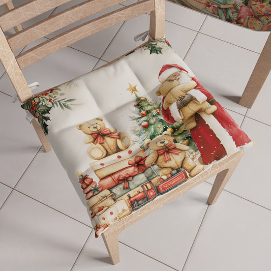 Cuscini per Sedie Natalizi Coprisedia Natalizi 6 Pezzi Sweet Santa